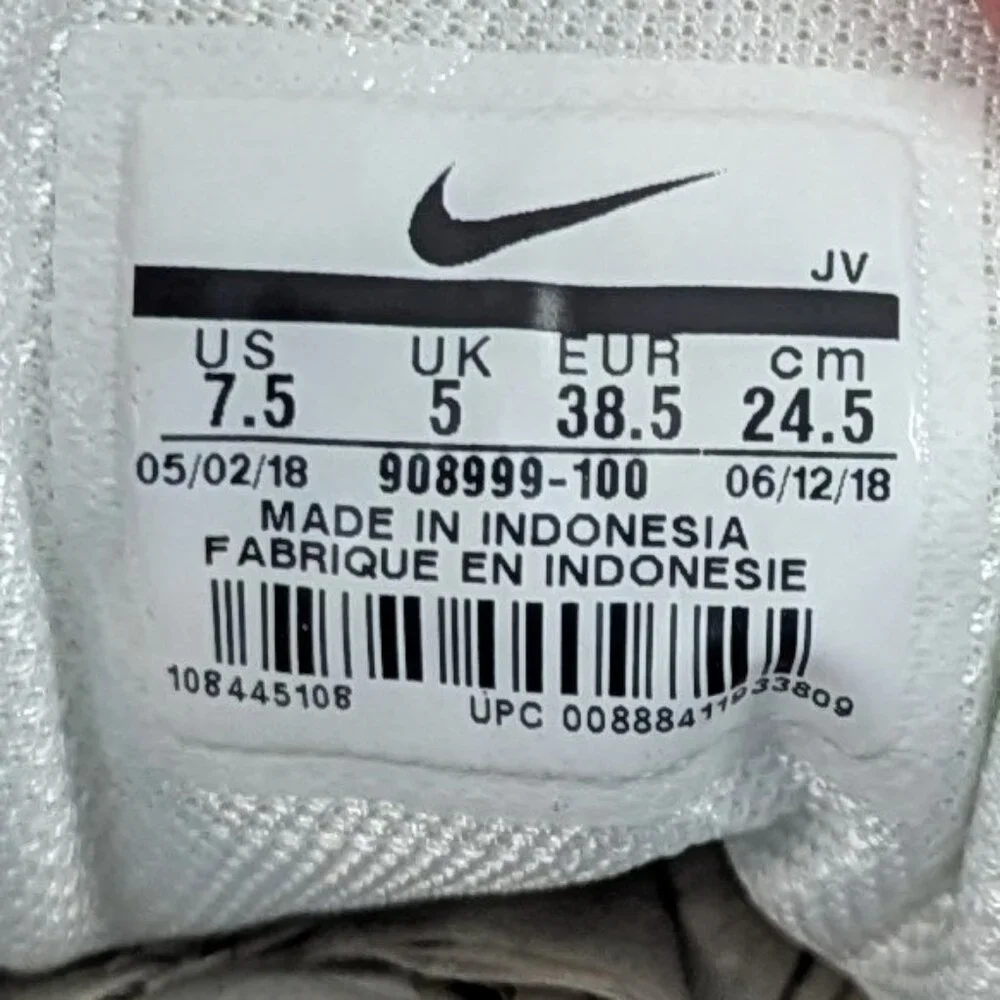 Nike NWOT 7.5 Revolution 4 White Women's Running Sneaker Shoe